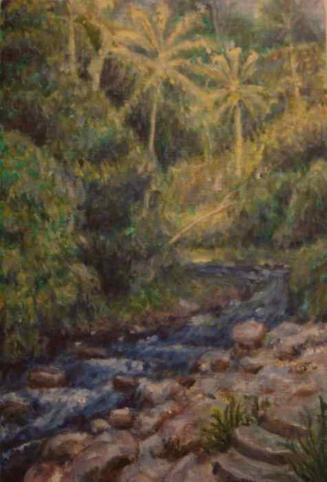 River from 4 Seasons Hotel in Ubud, Bali