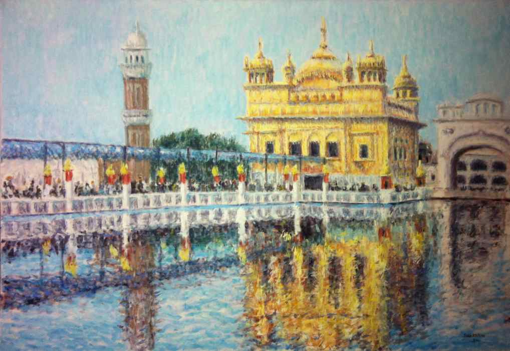 The Golden Temple (Amritsar, India) in daylight