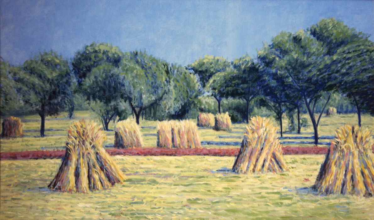 Grain stacks, Rajasthan