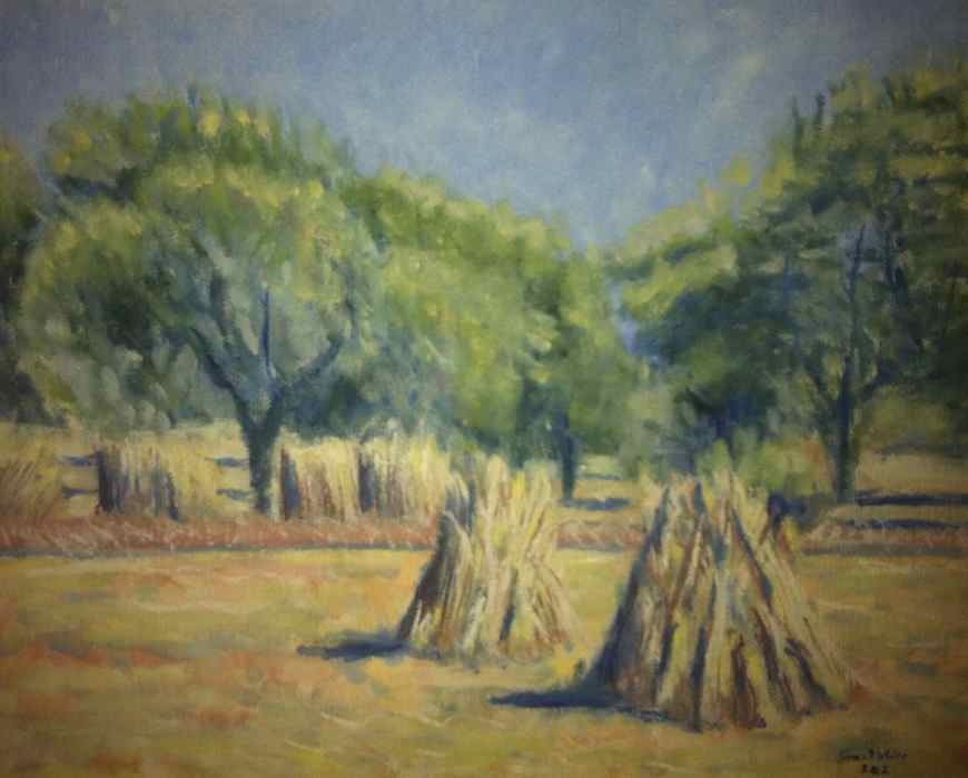 Grain stacks, Rajasthan