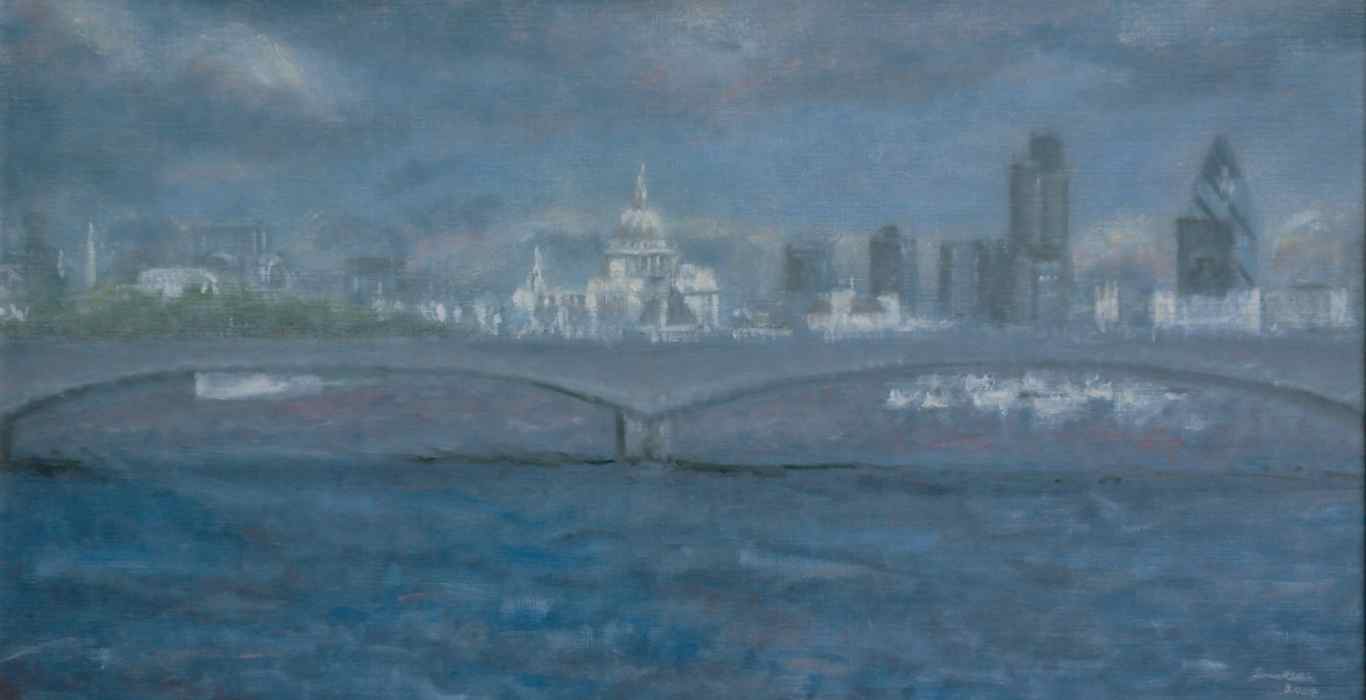A view of St Paul's from across the Thames