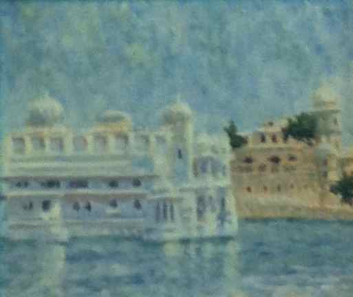 The Udaipur Lake Palace in daylight
