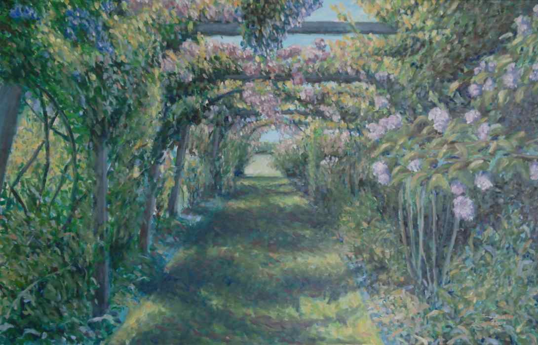View through the pergola, Wateringbury